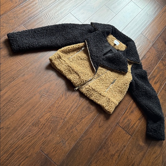 Nine West Women's Moto Sherpa Bomber Jacket - Picture 3 of 6